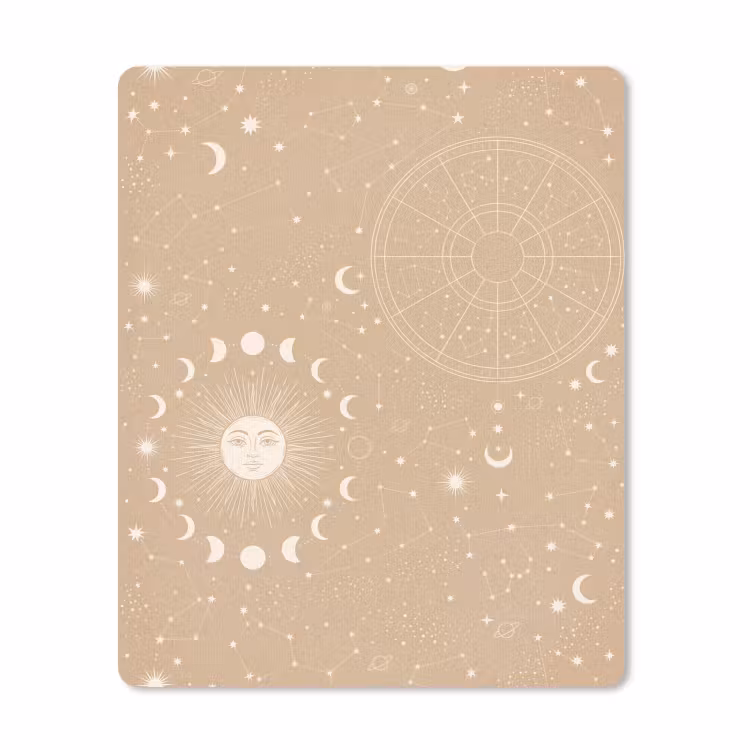 Mauspad - Sonne – Mond – Sterne — 1