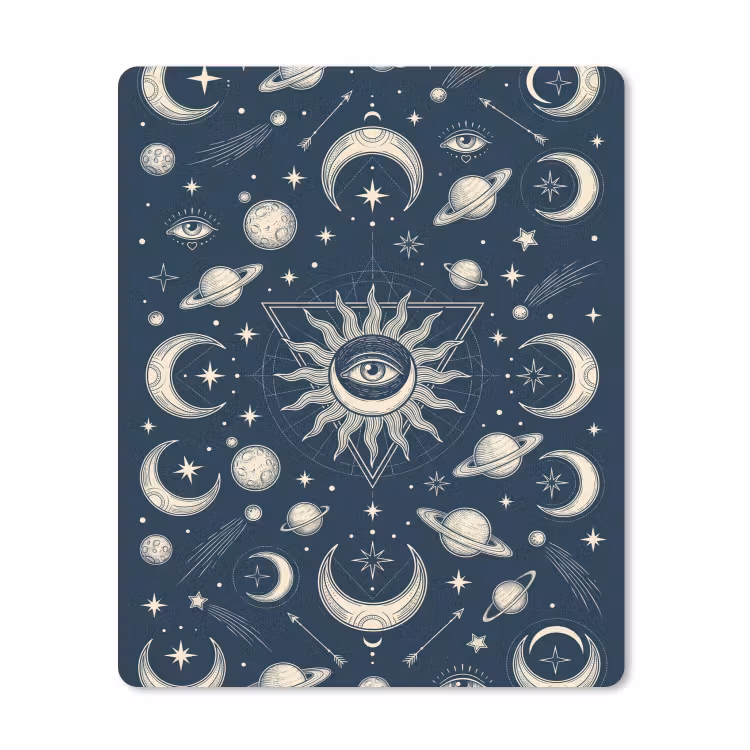 Mauspad - Sonne, Mond, Sterne — 1