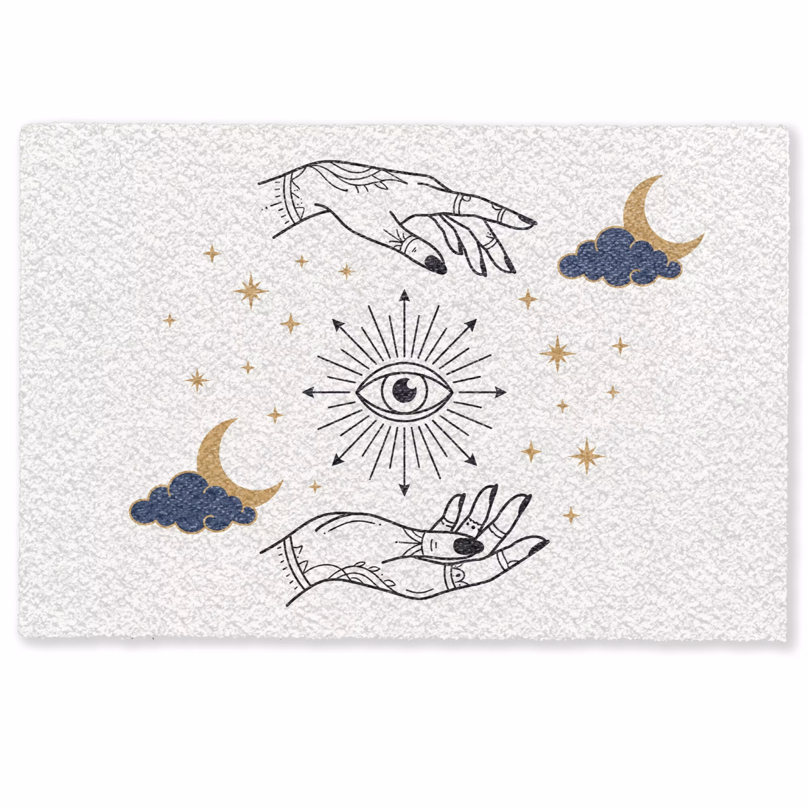 Fußmatte - Hände – Mystik – Symbole — 1