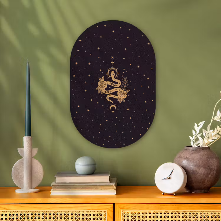 Forexbild Oval - Schlange – Blumen – Mystik — 3