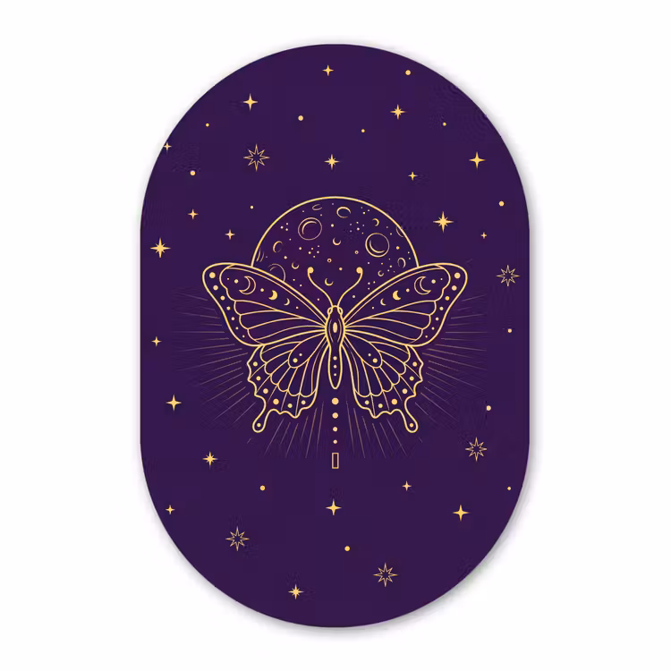 Forexbild Oval - Schmetterling – Mond – Mystik — 1