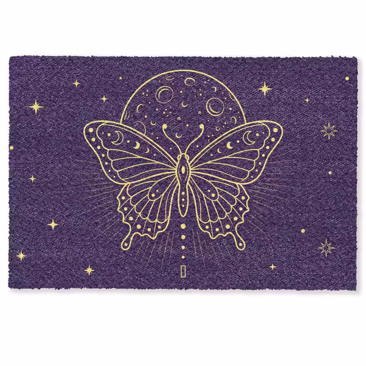 Fußmatte - Schmetterling – Mond – Mystik — 1