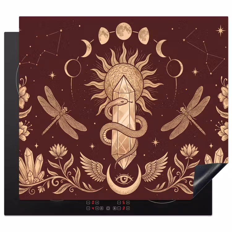 Herdabdeckplatte - Mystik – Himmel – Gold — 1