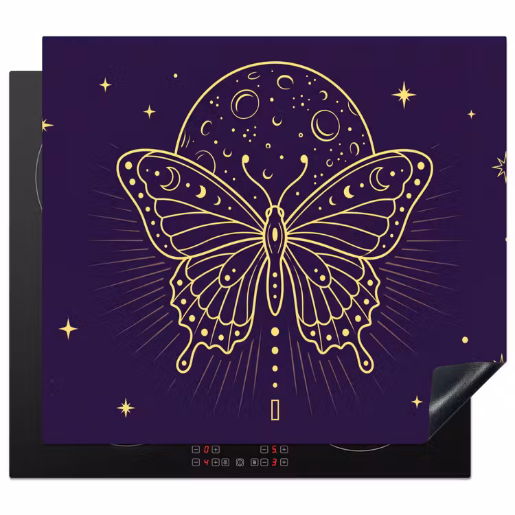 Herdabdeckplatte - Schmetterling – Mond – Mystik — 1