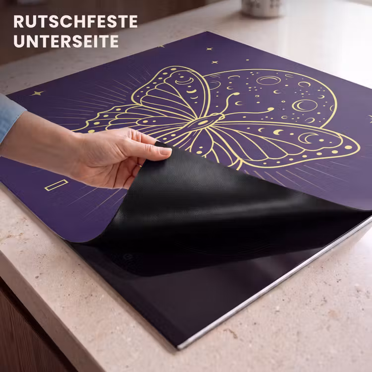 Herdabdeckplatte - Schmetterling – Mond – Mystik — 9