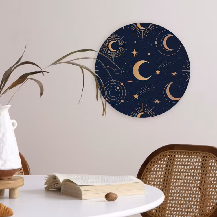 Forexbild Rund - Mond – Sterne – Gold — 4