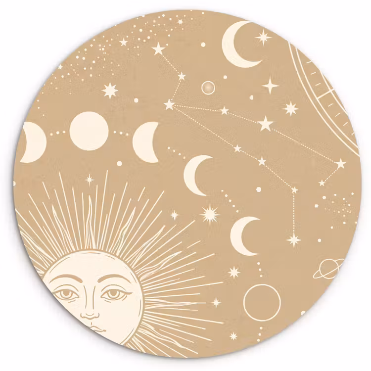 Forexbild Rund - Sonne – Mond – Sterne — 1