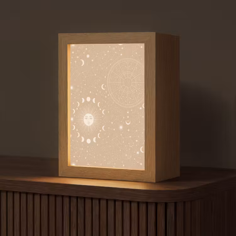 Personalisierte Lightbox - Sonne – Mond – Sterne — 1