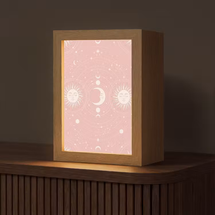 Personalisierte Lightbox - Sonne – Sterne – Himmel — 1