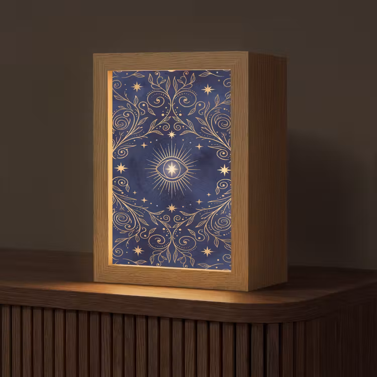 Personalisierte Lightbox - Auge – Muster – Mystik — 1