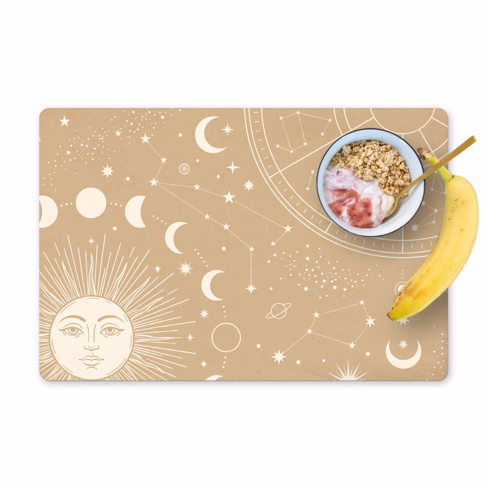 Tischset - 6 Stück - Sonne – Mond – Sterne — 1
