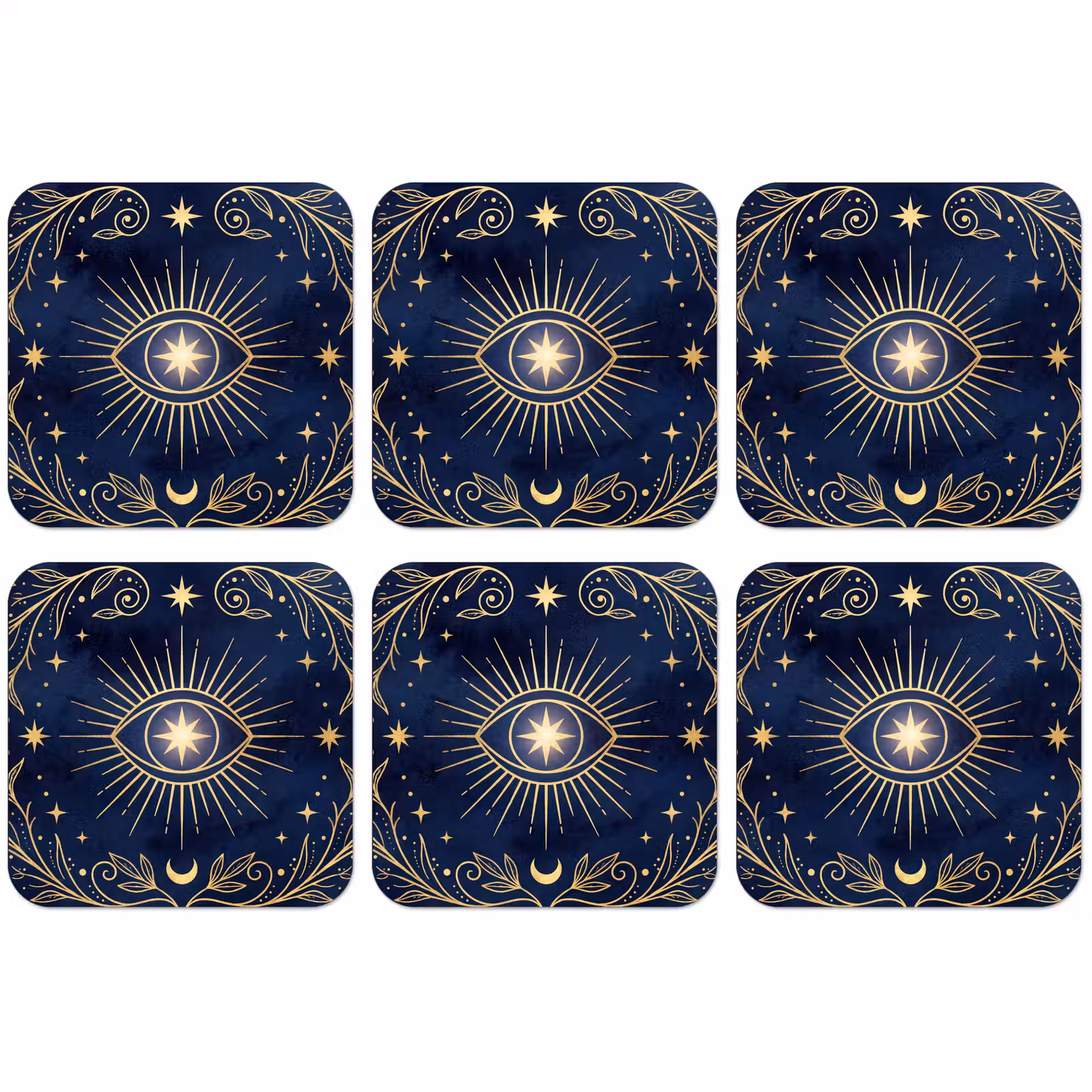 Untersetzer - Auge – Muster – Mystik — 1