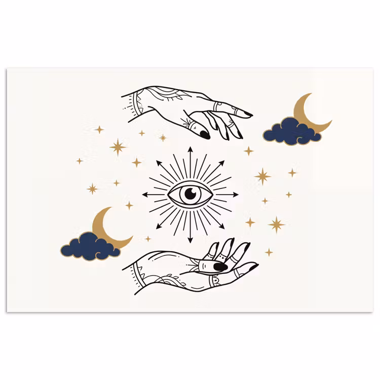 Poster - Hände – Mystik – Symbole — 1