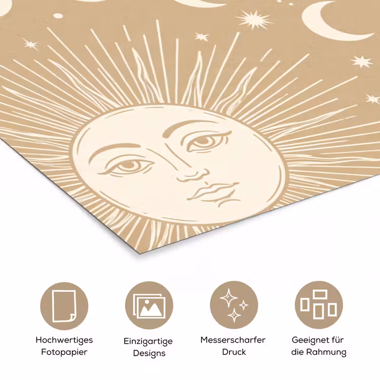 Poster - Sonne – Mond – Sterne — 5