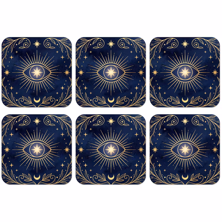 Untersetzer - Auge – Muster – Mystik — 1