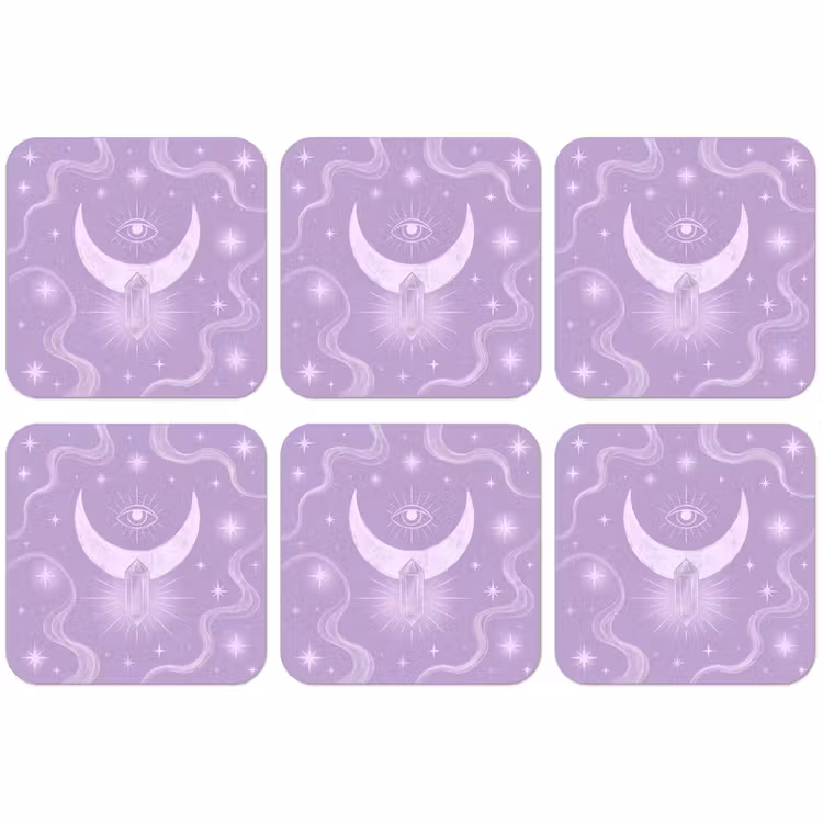 Untersetzer - Mond – Mystik – Lila — 1