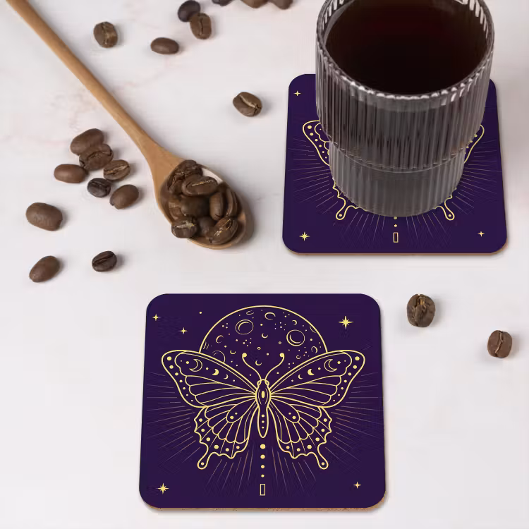 Untersetzer - Schmetterling – Mond – Mystik — 4