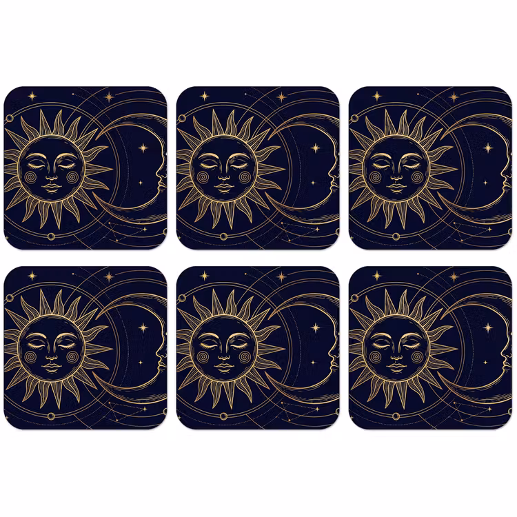 Untersetzer - Sonne – Mond – Astrologie — 1