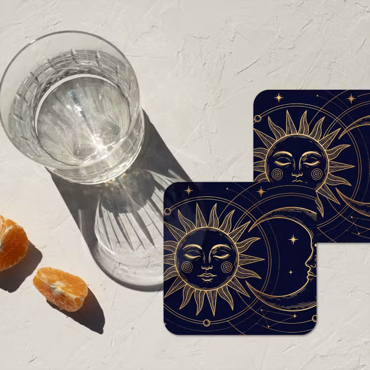 Untersetzer - Sonne – Mond – Astrologie — 2