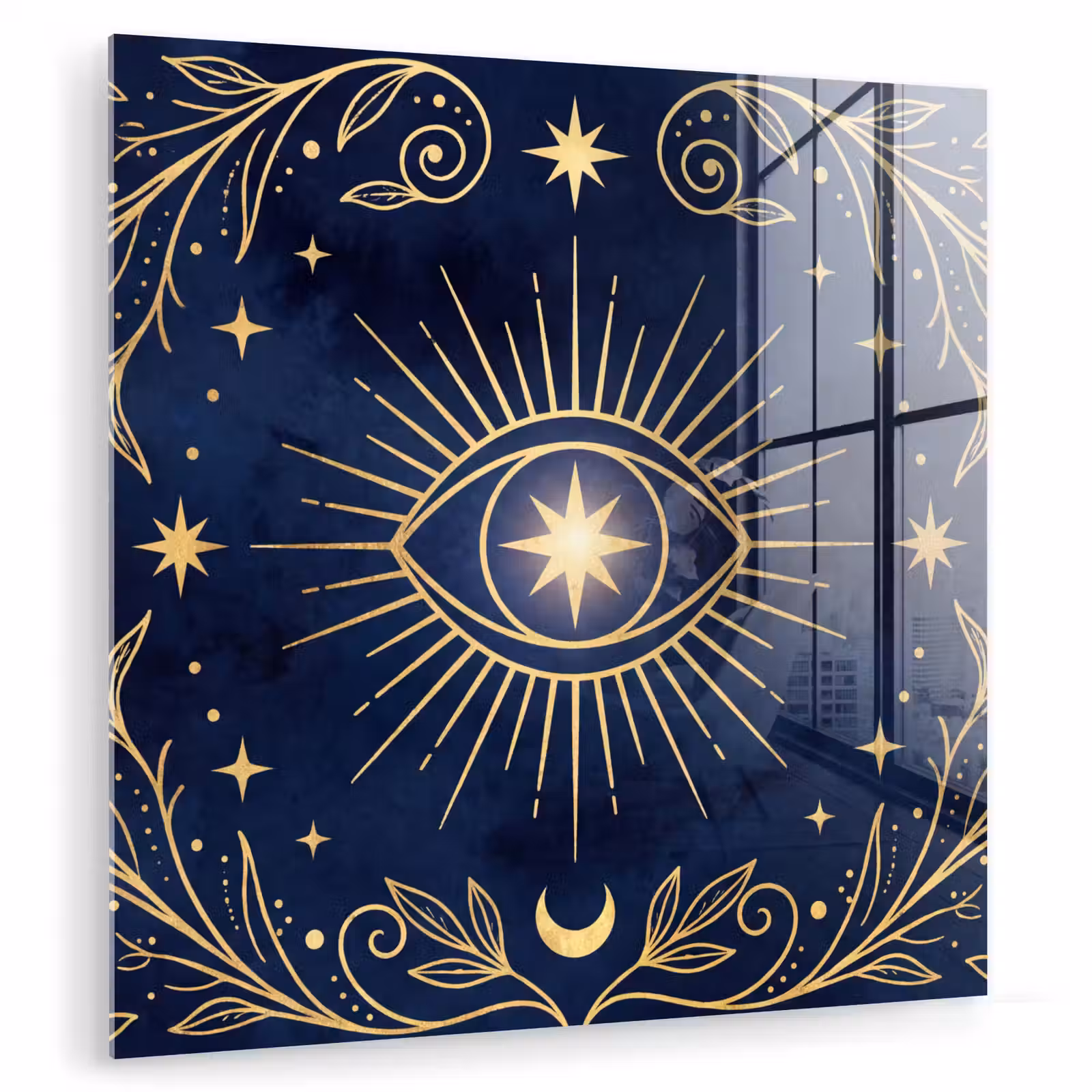 Glasbild - Auge – Muster – Mystik — 1