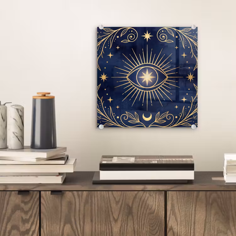 Glasbild - Auge – Muster – Mystik — 2