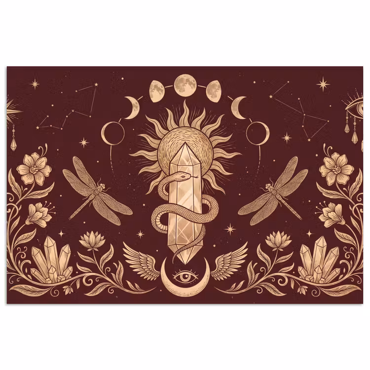 Poster - Mystik – Himmel – Gold — 1
