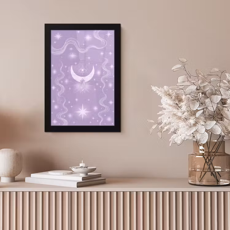 Bilder mit Rahmen - Mond – Mystik – Lila — 4