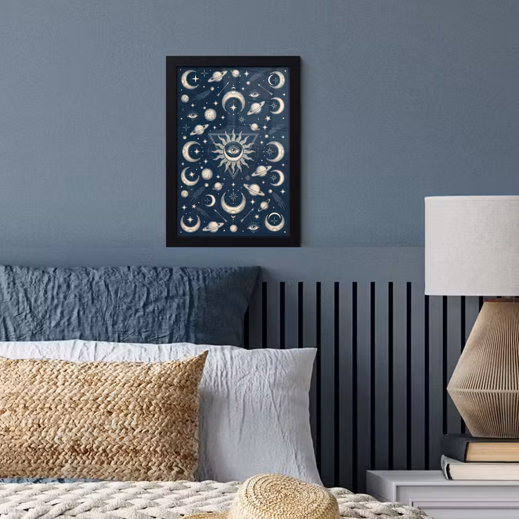 Bilder mit Rahmen - Sonne, Mond, Sterne — 3