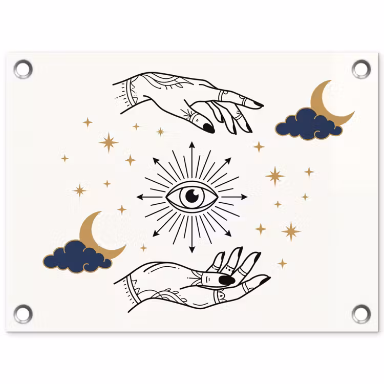 Gartenposter - Hände – Mystik – Symbole — 1