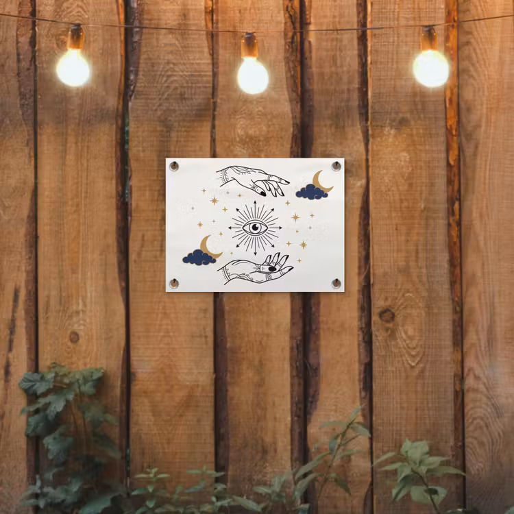 Gartenposter - Hände – Mystik – Symbole — 2