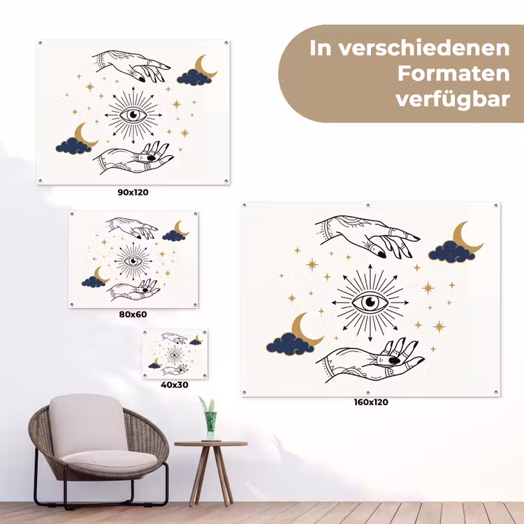 Gartenposter - Hände – Mystik – Symbole — 6