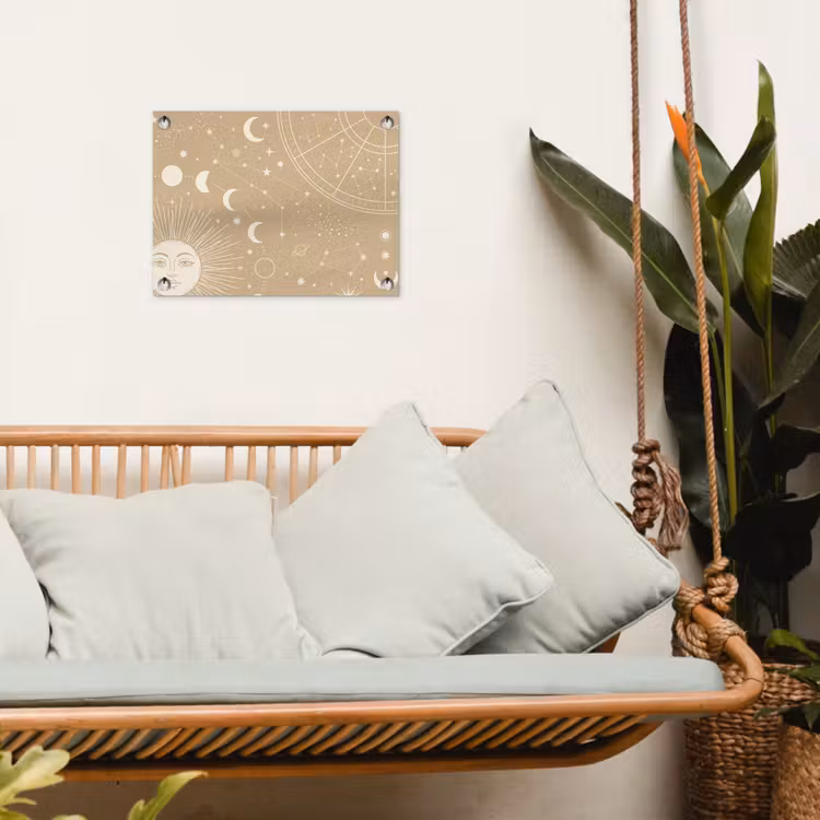 Gartenposter - Sonne – Mond – Sterne — 4