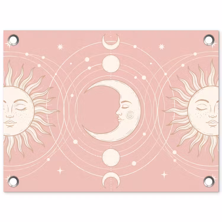 Gartenposter - Sonne – Sterne – Himmel — 1