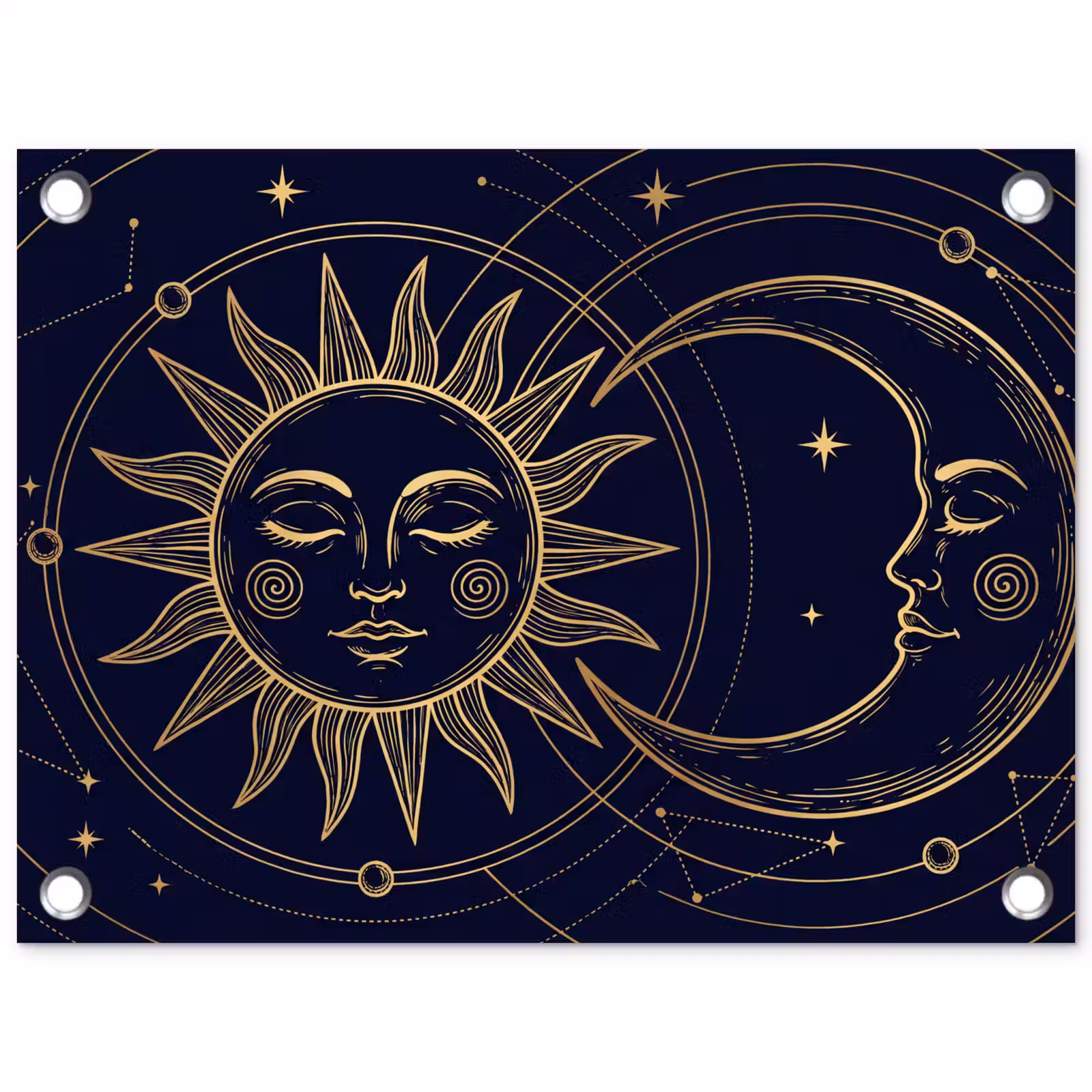 Gartenposter - Sonne – Mond – Astrologie — 1