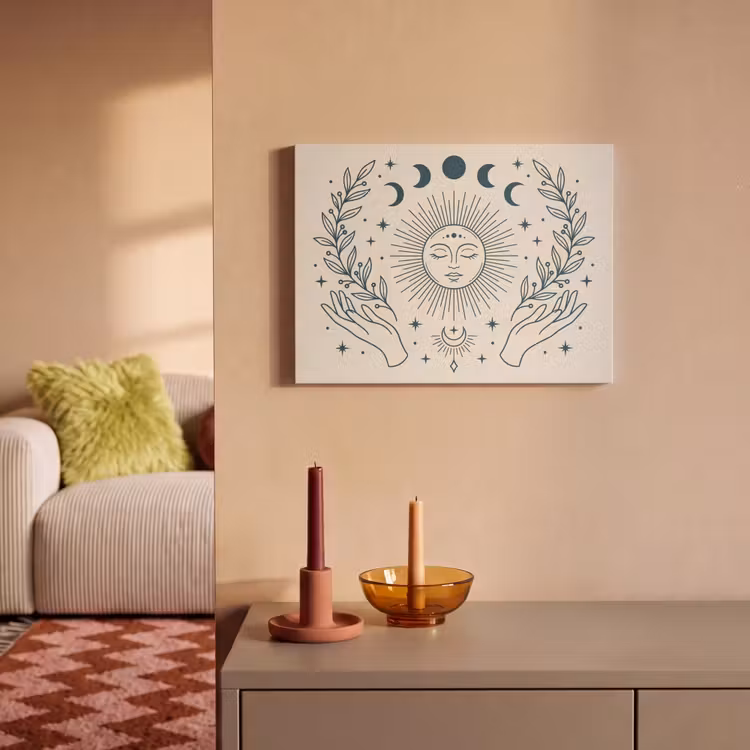 Akustikbild - Sonne-Mond-Illustration — 2