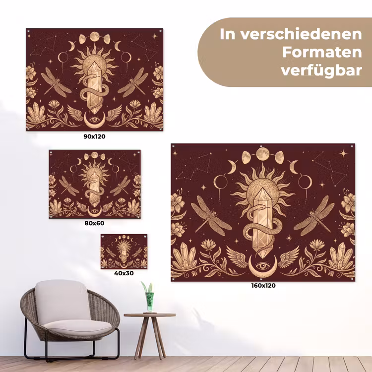 Gartenposter - Mystik – Himmel – Gold — 6
