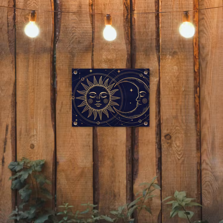 Gartenposter - Sonne – Mond – Astrologie — 2