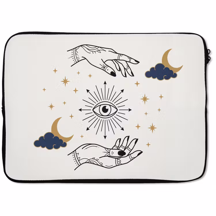 Laptop hülle - Hände – Mystik – Symbole — 1