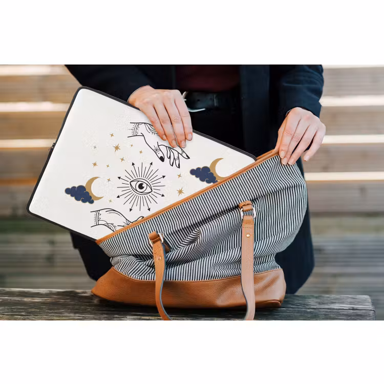 Laptop hülle - Hände – Mystik – Symbole — 4
