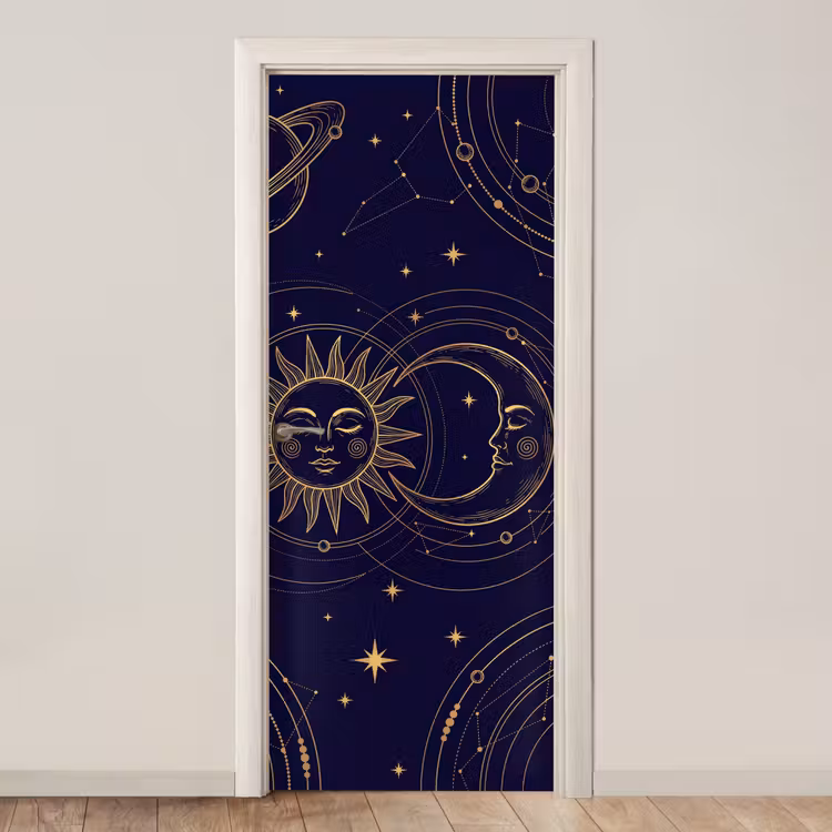 Türtapete - Sonne – Mond – Astrologie — 1