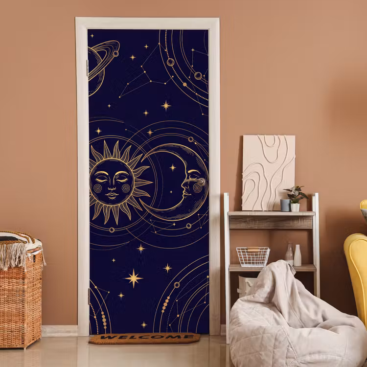 Türtapete - Sonne – Mond – Astrologie — 2