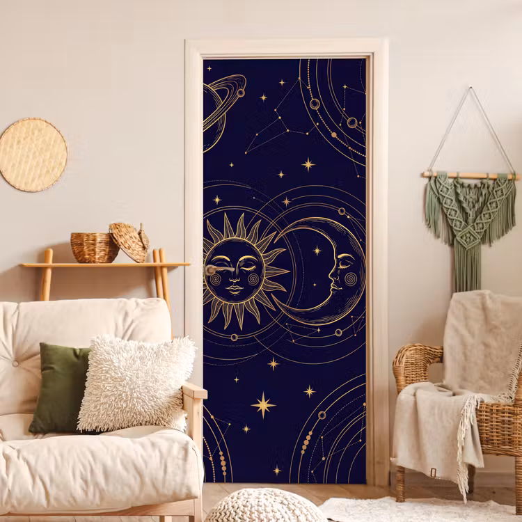 Türtapete - Sonne – Mond – Astrologie — 3