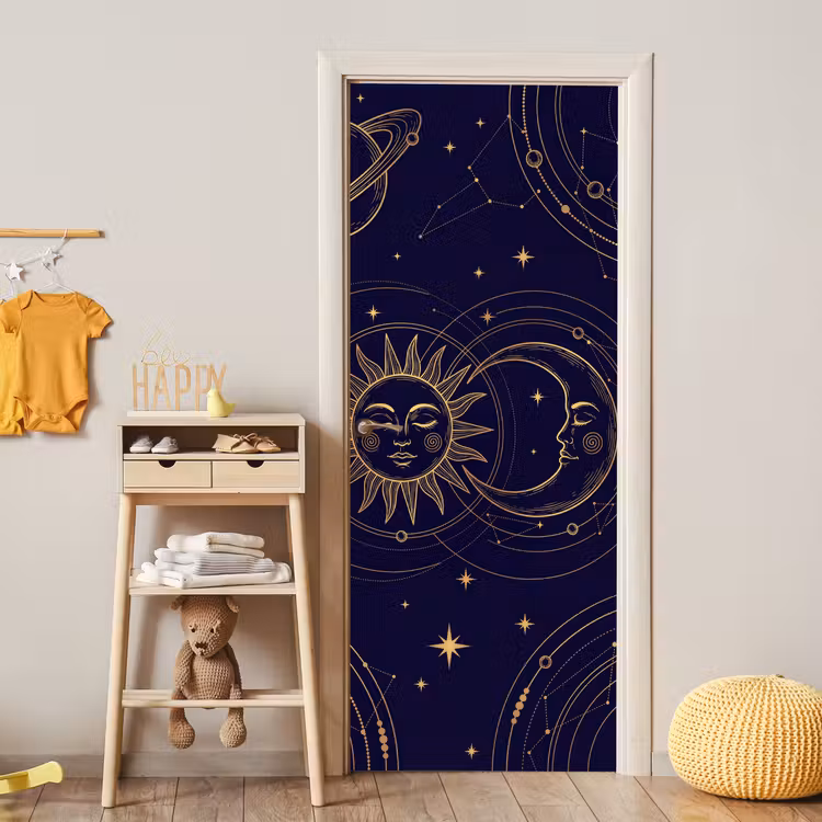 Türtapete - Sonne – Mond – Astrologie — 5