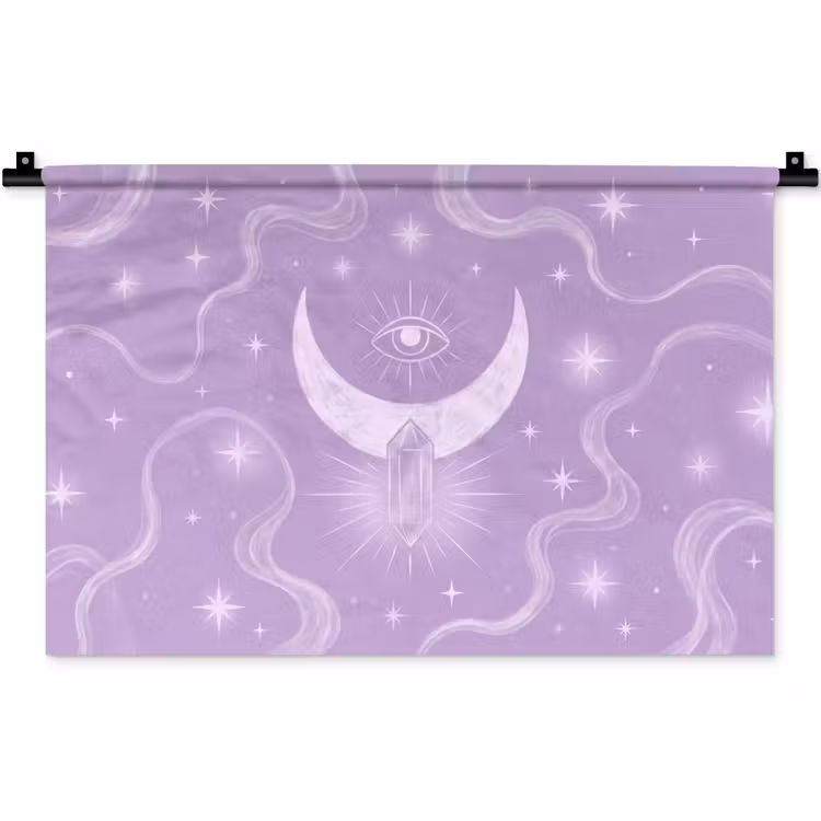 Wandteppich - Mond – Mystik – Lila — 1