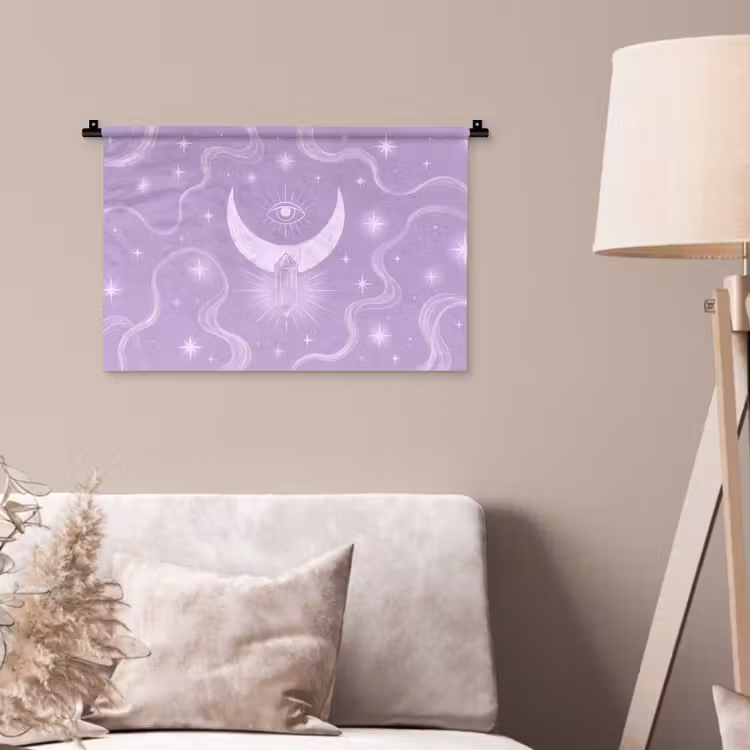 Wandteppich - Mond – Mystik – Lila — 2