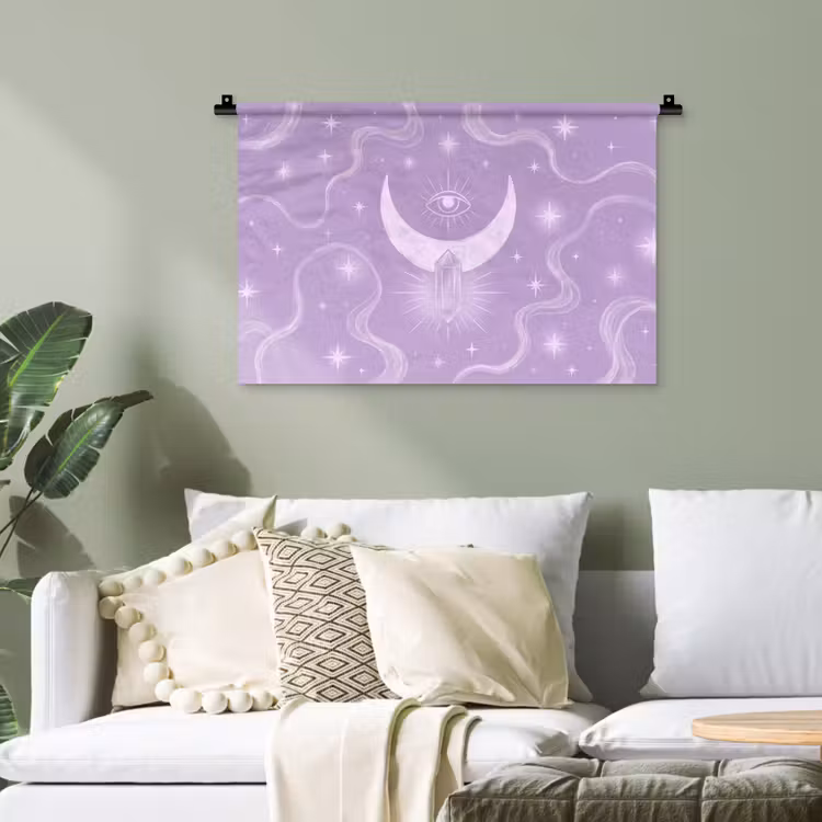 Wandteppich - Mond – Mystik – Lila — 4