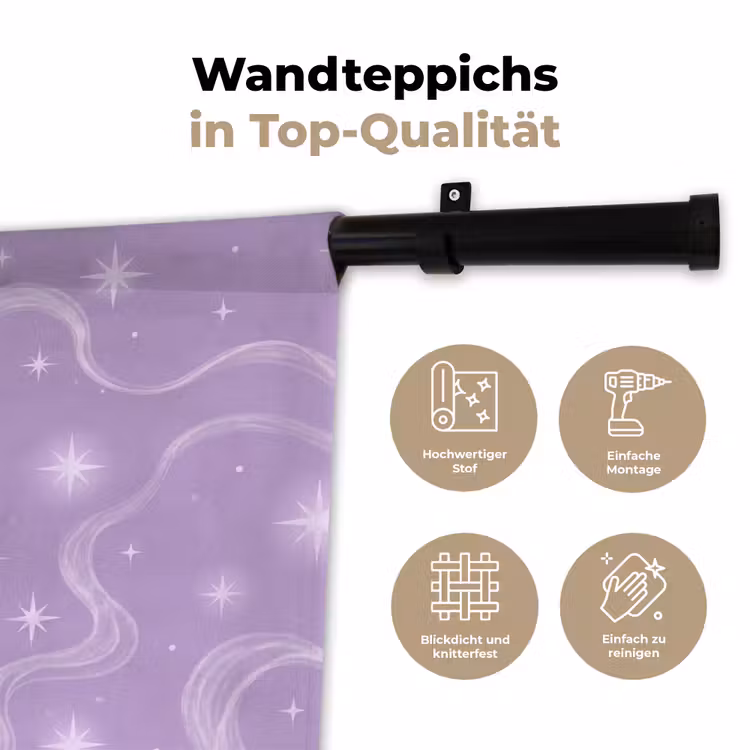 Wandteppich - Mond – Mystik – Lila — 7