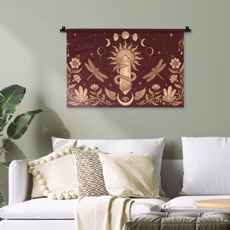 Wandteppich - Mystik – Himmel – Gold — 4