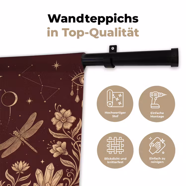 Wandteppich - Mystik – Himmel – Gold — 7