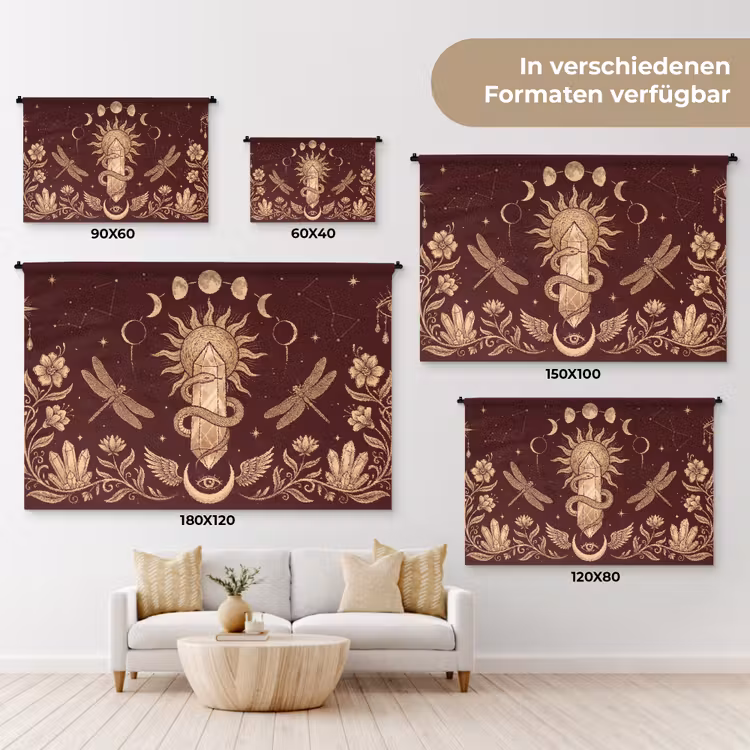Wandteppich - Mystik – Himmel – Gold — 8